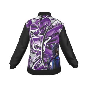 D'Valentino Purple GFX Women's Jacket
