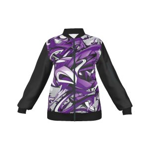 D'Valentino Purple GFX Women's Jacket