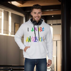 Men's Pullover Hoodie - White
